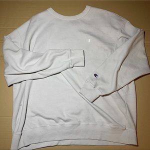 White champion sweater